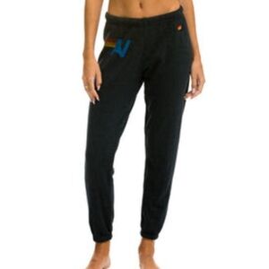 AVIATOR NATION LOGO SWEATPANTS NWT CHARCOAL SOLD OUT!!!